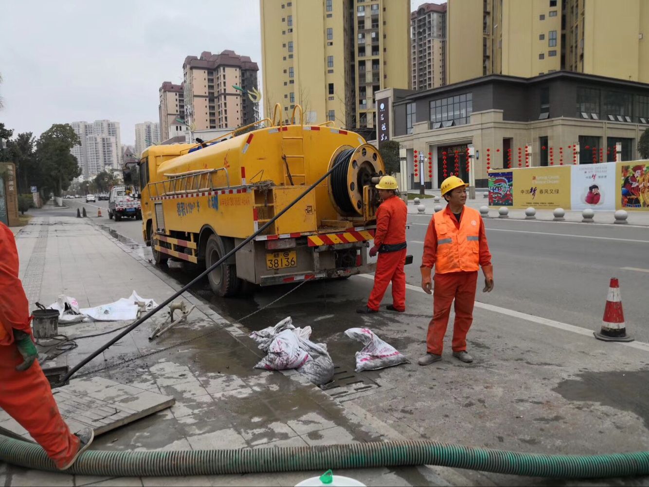 武强排污管道清淤-管道清洗